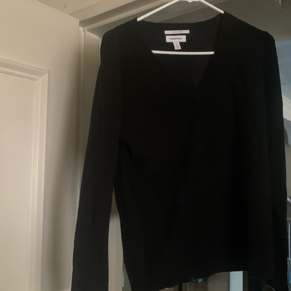 Black NWT Nordstrom Cashmere Sweater